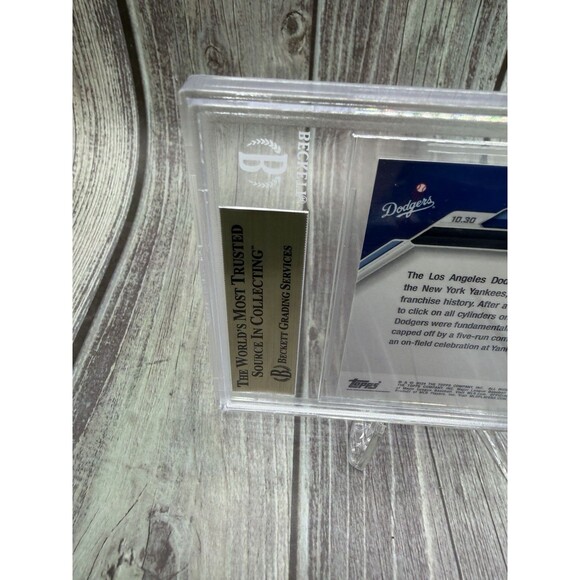 2024 TOPPS NOW #885 LOS ANGELES DODGERS/9478 World Series Win BGS 9.5 Gem Mint - Picture 9 of 10